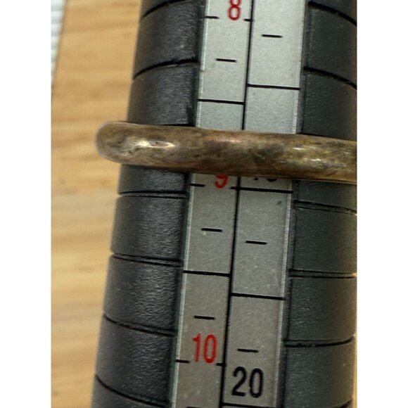 Vintage Avon Sterling Silver Secret Key Wrap Ring Size 9 Retro, Mid-Century, 925 - Picture 8 of 8